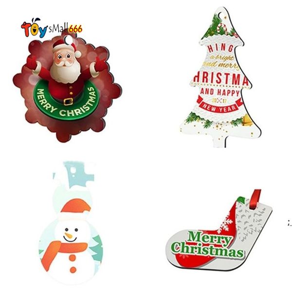 

sublimation blank mdf snowflake pendant christmas tree ornaments hanging decoration transfer printing diy blanks consumable