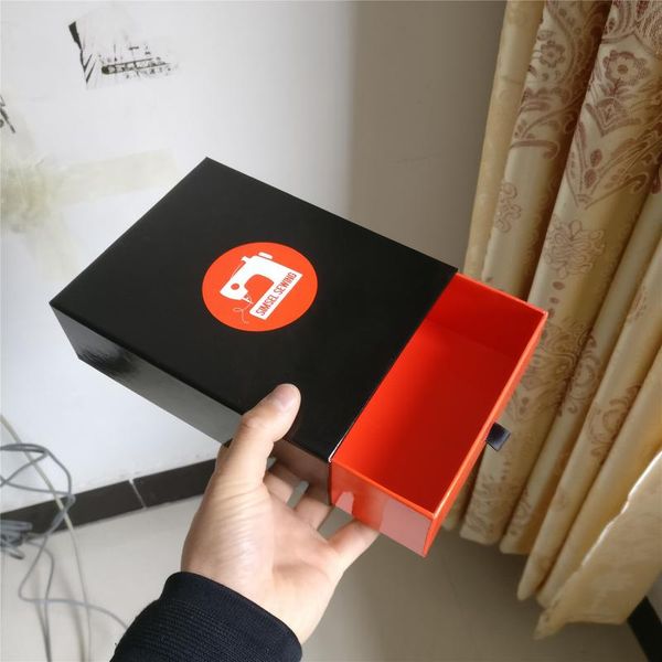 

gift wrap manufacture custom drawer boxes with logo cmyk printing or stamping foil