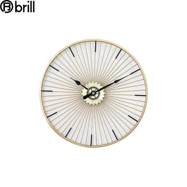 

creative fashion wall clock cartoon metal silent bedroom large digital living room nordic light luxury art 50 clocks