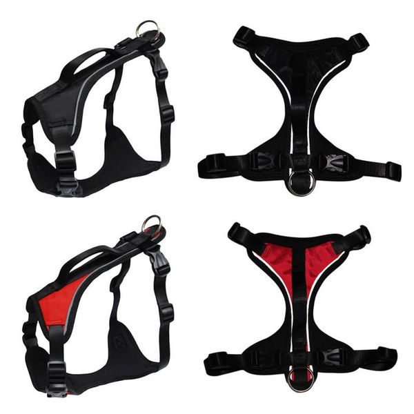 

dog collars & leashes harness adjustable reflective puppy lead vest leads accessories