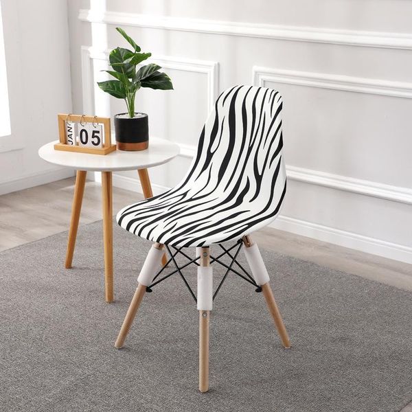 

chair covers elastic spandex armless cover shell nordic modern dining