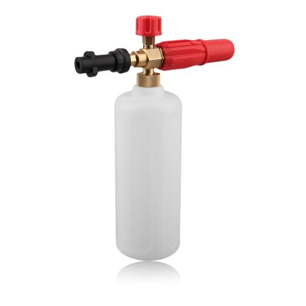 

watering equipments high pressure hd brass foam gun with 1l measuring bottle for karcher k series vehicle car washer compatible snow lance