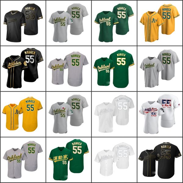 

oakland athletics men 55 sean manaea women youthjerseys, Black;red