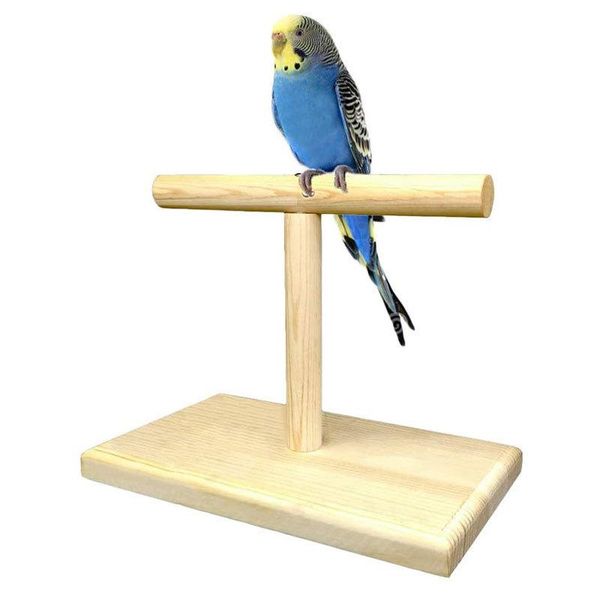 

other bird supplies wooden birds training rack t-type small deskstand perche suitable for cockatiels canaries d1