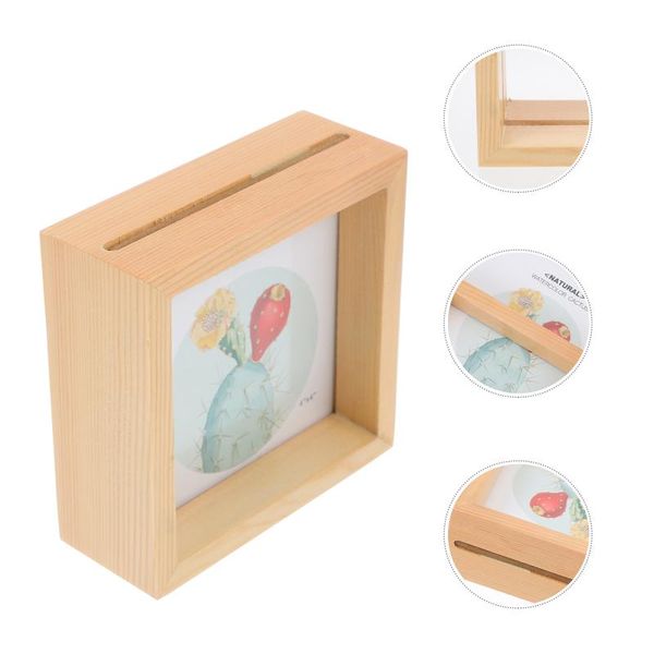 

frames 1pc simple style wooden picture frame po display rack lovey