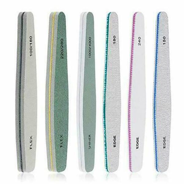 

nail file strip polishing set sponge tofu block files