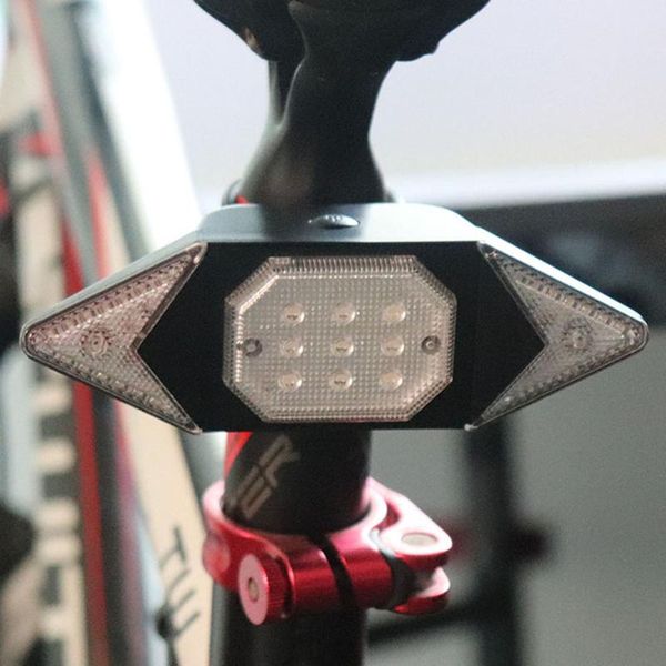 

bike lights usb rechargeable turning signal cycling taillight bicycle light remote control accessories replacement parts