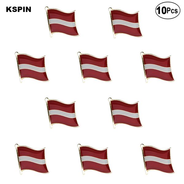 

latvia lapel flag badge brooch pins badges, Gray