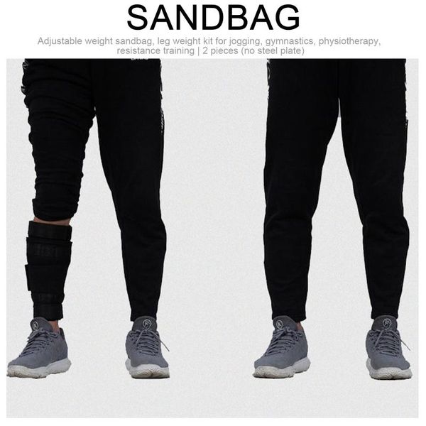 

2pcs ankle wrist weights adjustable sandbag foot cuffs power support strap dumbbells crossfit strength training leg run sand bag