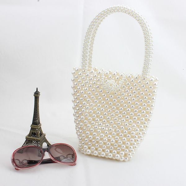 

fashion evening bag handbag 2021 handmade beaded single shoulder woven pearl