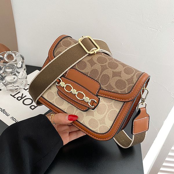 

outlet online 70% off sale bag women's bag new fashion foreign style trend high sense saddle single shoulder messenger
