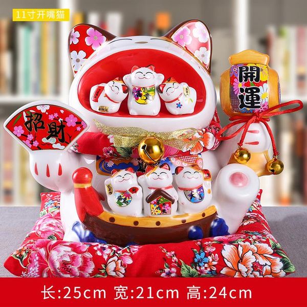 

decorative objects & figurines ceramic lucky cat large piggy bank shop opening gift creative ornament