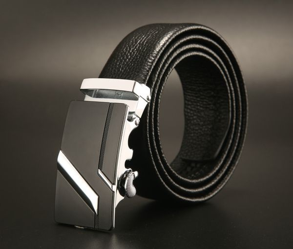 

new men's double slash hemmed men belts, Black;brown