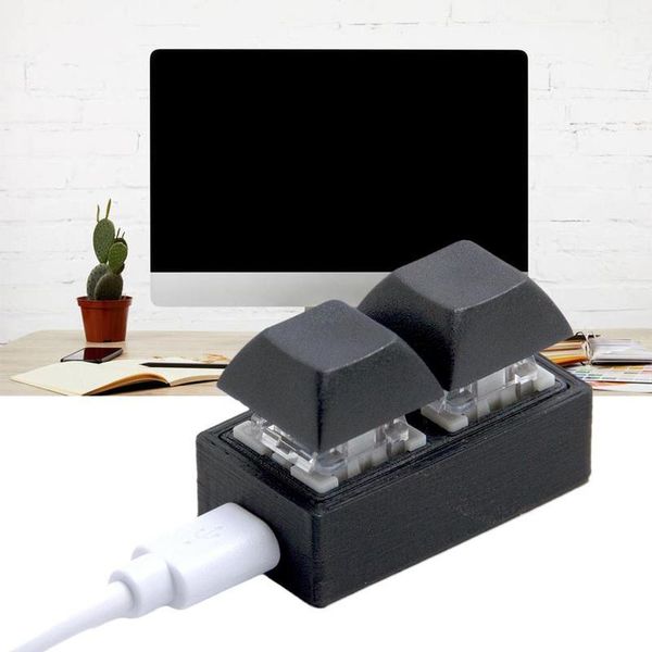 

keyboards mini 2 key keyboard copy and paste audio shortcut mechanical gaming usb