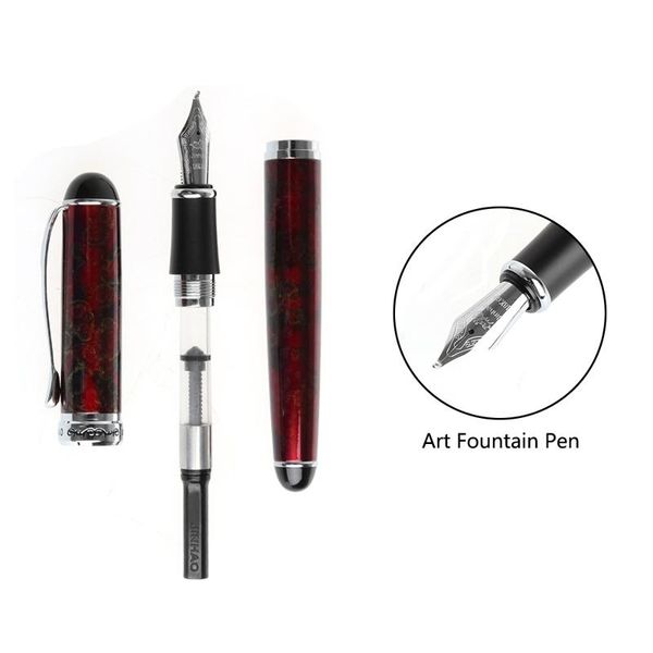 

art fountain pen pull-type cap curving-nib writing painting gift pens