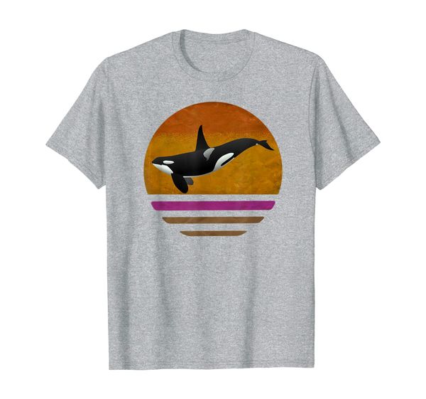 

Killer Whale T Shirt Orca Retro Men Women Novelty Gift T-Shirt, Mainly pictures