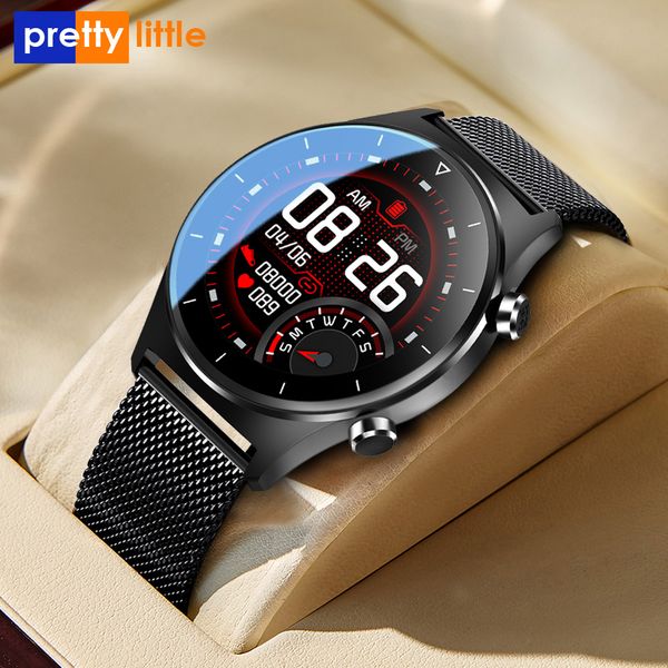 

new e-13 smart watch men ip68 waterproof full touch screen custom face smartwatch women multi-mode sports for androd iosg, Slivery;brown