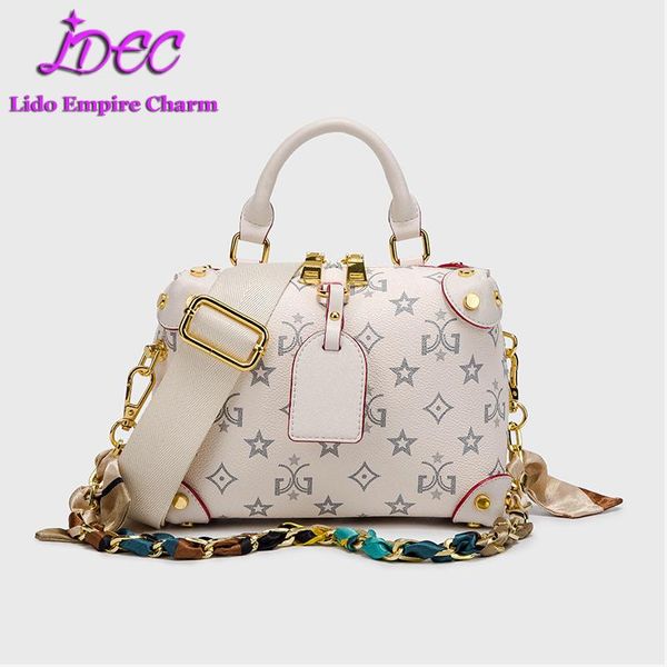 

cosmetic bags & cases europe and the united states retro blue valley print single shoulder cross - slung handbag women fashion makeup messen