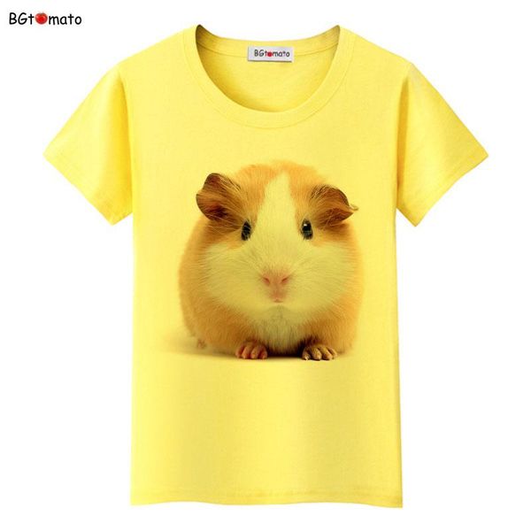 

women's t-shirt 2021 style super cute hairball mouse t shirt women lovely 3d brand good quality soft breathable, White