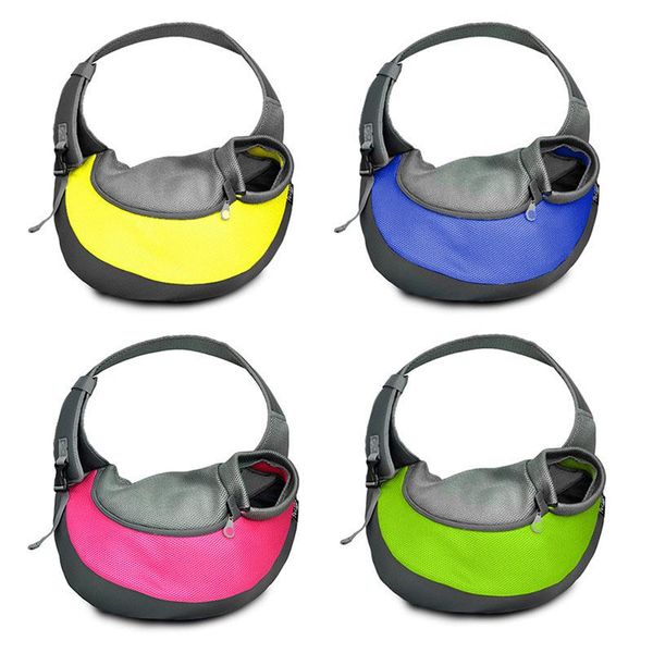 

pet cat dog bag carrier single shoulder sling mesh travel tote outdoor handbag car seat covers