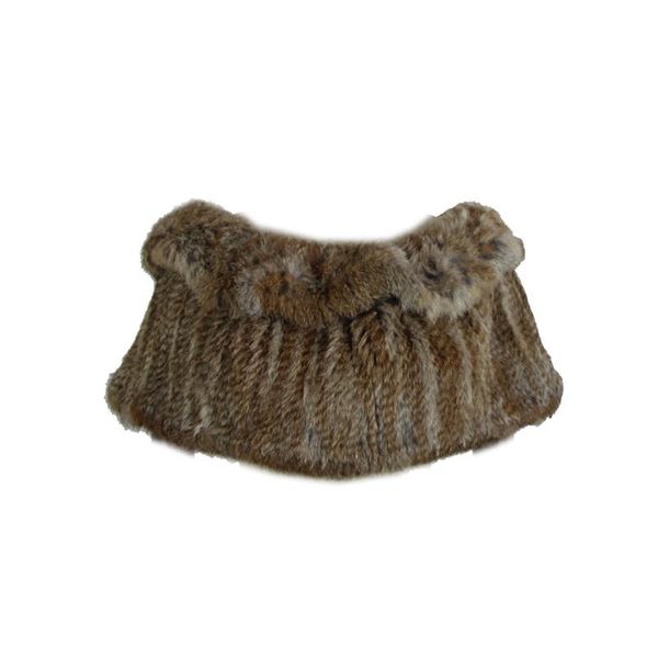 

scarves real knitted fur shawl fashion poncho scarf big 2021, Blue;gray