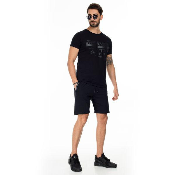 

men's slim-fit 50% cotton casual short for spring summer customized logo, White;black