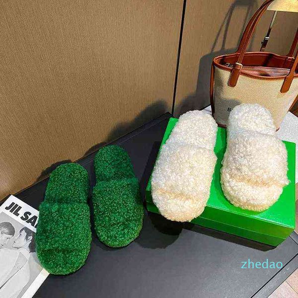 

designer winter women's plush slippers non-slip ladies warm casual comfortable indoor, Black