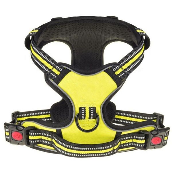 

dog collars & leashes reflective nylon large pet harness all weather service ves padded adjustable safety vehicular lead for dogs