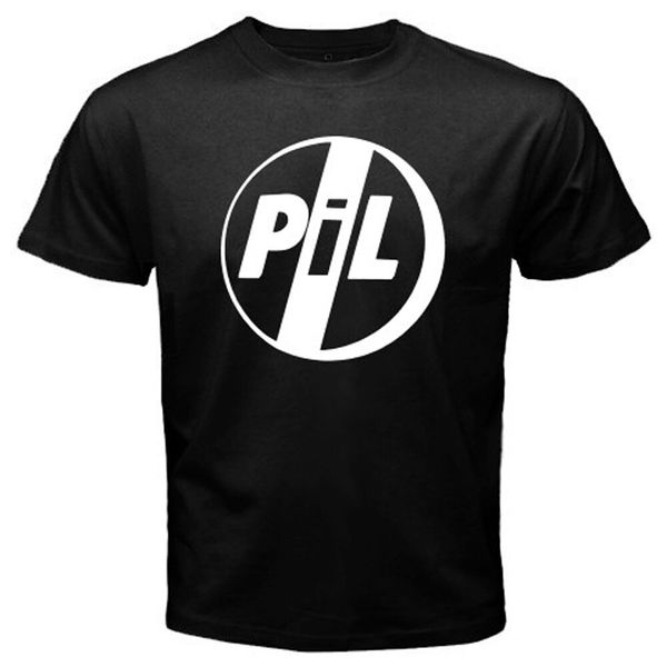 

new public image ltd pil men's black t-shirt size s to 3xl, White;black