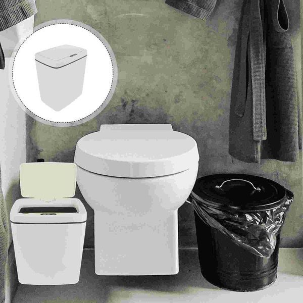 

waste bins 1 set smart charging ashcan sensor litter bin