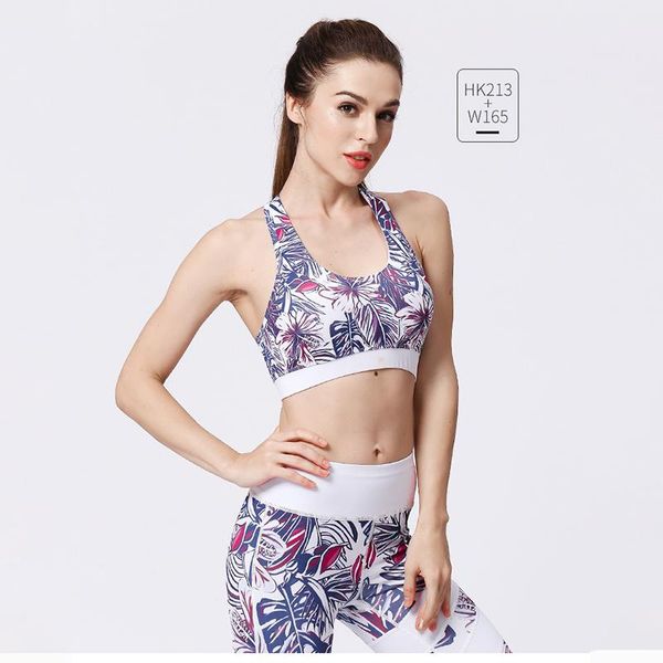 

yoga outfit 2021 summer printing clothing sportswear quick drying set gym fitness high waist athletic leggings sports workout bra suits