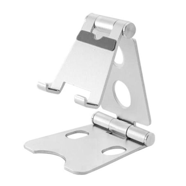 

cell phone mounts & holders dual adjustment mobile bracket aluminum holder folding desktablet stand