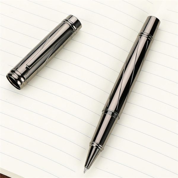 

black 0.5mm metal ballpoint pen business neutral signature 03733