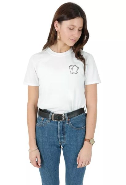 

tea-shirt t-shirt tumblr funny tea illustration pocket gift teashirt, White;black