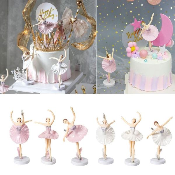 

other event & party supplies 3pcs girl toys wedding birthday baking cupcake er cake doll ballet girls