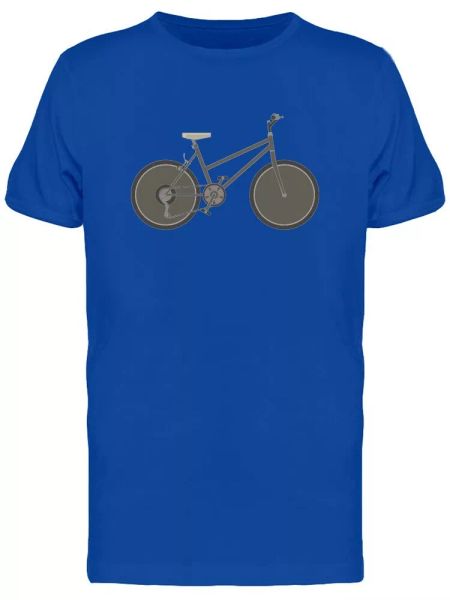 

cool retro vintage bicycle men's tee -image by shutterstock, White;black