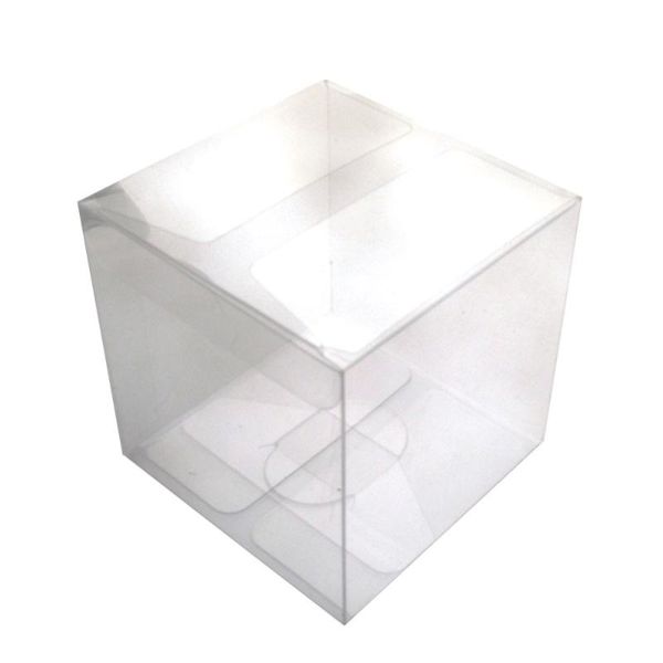 

gift wrap 25pcs 4x4x4cm clear pvc packing box transparent candy apple for wedding party