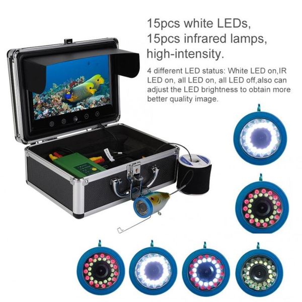 

cameras underwater camera 9inches 30 leds 1000tvl fish finder fishing for sea/river 30m