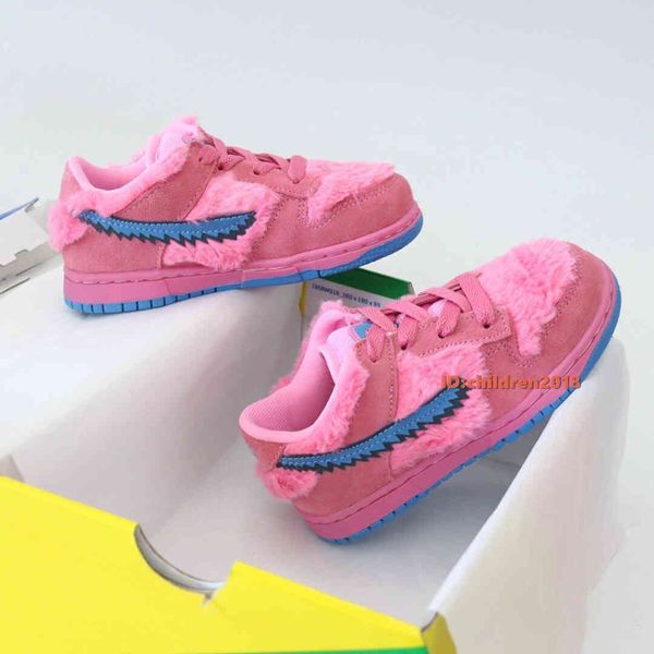 

shoes sb low running dead bears kids design boys girls sneakers yellow green blue pink bear toddler skateboard 24-35