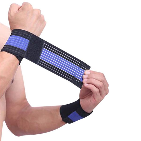 

wrist support 1pcs cotton elastic bandage hand sport wristband gym brace wrap carpal tunnel, Black;red