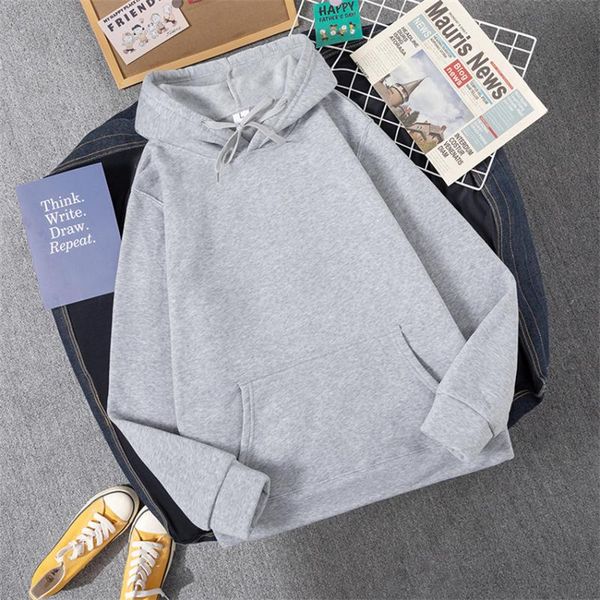 

men's hoodies & sweatshirts autumn hoodie men and women khaki, orange casual long-sleeved couple trend, Black