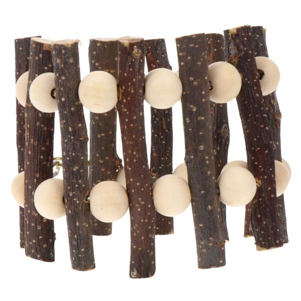 

small animal supplies hamster ladder wooden climbing bridge rodents bird chew bite