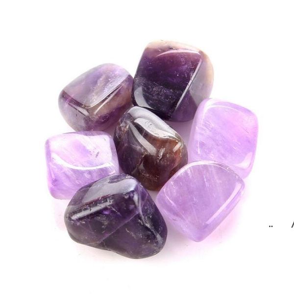 NUOVOCrystal Chakra Stone Irregolare 7 pz / lotto Minerali Pietre naturali Palm Reiki Cristalli curativi Pietre preziose Accessori per la decorazione della casa EWE7295