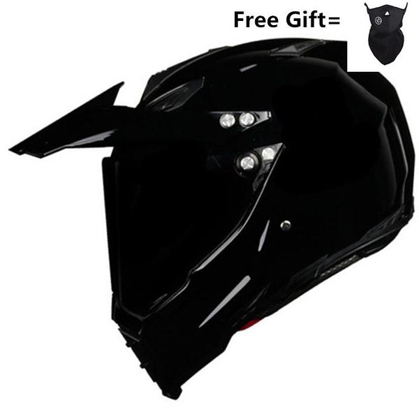 

gloss black helmet motorcycle racing bicycle atv dirt bike downhill dh cross capacetes s m l xl xxl helmets
