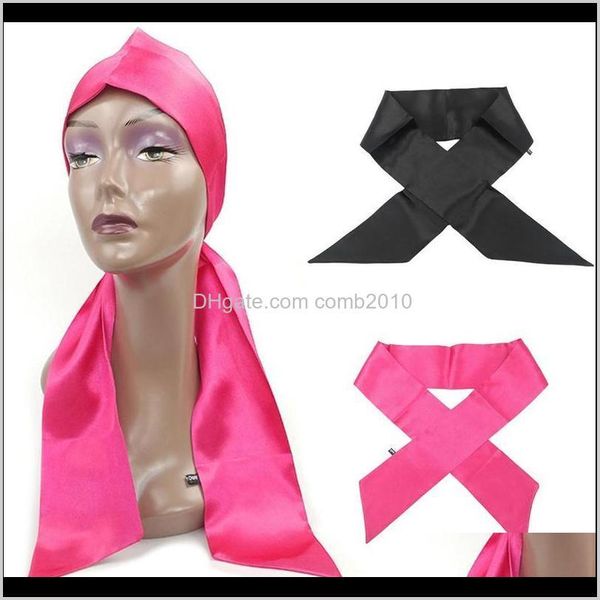 

hair tie band virgin hair extensions wrapping hair bands satin silk frontal headban custom edge scraf wrap headband belt 10pcs hbgus pcnoi, Black;brown