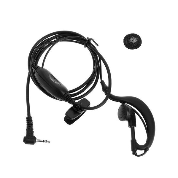 

headphones & earphones clip-ear headset 1 pin 2.5mm magnetic g shape earpiece mic two way radio walkie talkie for motorola talkabout md200tp