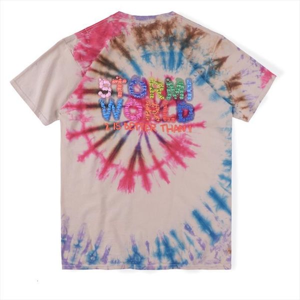 

20s travis scott stormi 2 men t shirt party blue tee ts oversized women harajuku tie dye100% cotton tees, White;black