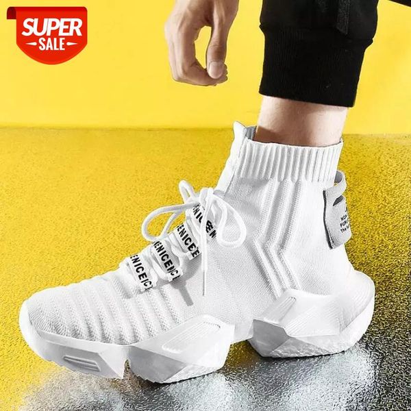 

High Top Fashion Men's Sock Sneakers Men Casual Shoes Breathable Men Shoes Non-slip Comfortable Footwear Trend Drop Shipping #JZ66