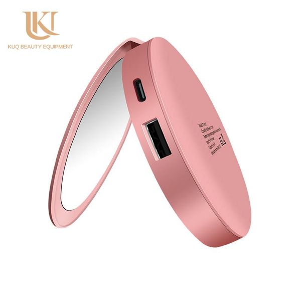 

compact mirrors kuq 2021 -selling portable usb foldable double-sided makeup mirror