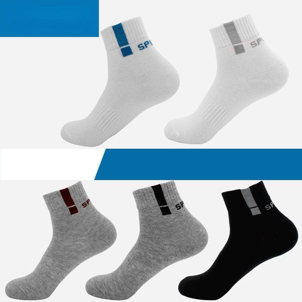 

socks 5 pairs excellent quality meias sock eu 39-45 men sport business durable stitching solid male boy stretchy, Pink;yellow